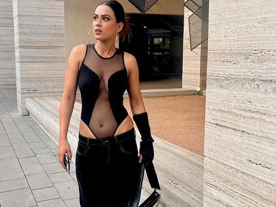 Staggering Clicks Of Nia Sharma In Black